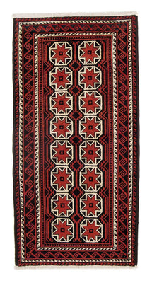 Tapis Belutsch - 158 x 82 cm - rouge foncé