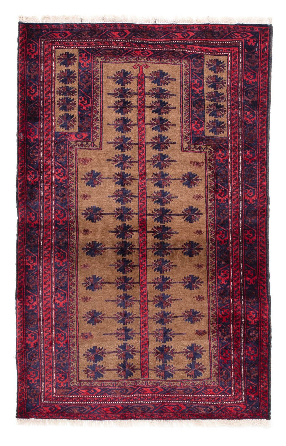 Tapis Belutsch - 147 x 89 cm - marron