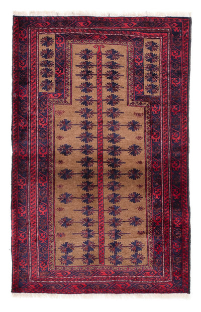 Tapis Belutsch 89x147cm - Tapis oriental - marron