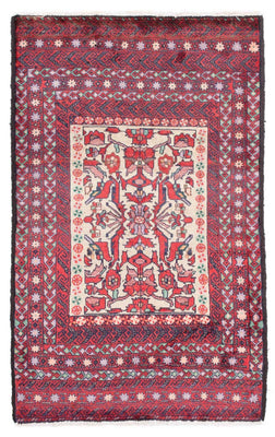 Tapis Belutsch - 152 x 93 cm - rouge