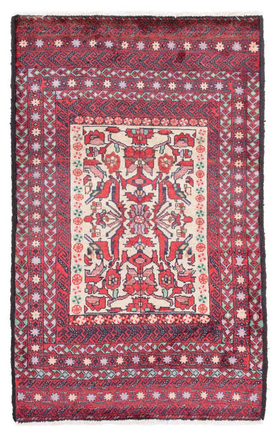 Tapis Belutsch 93x152cm - Tapis oriental - rouge