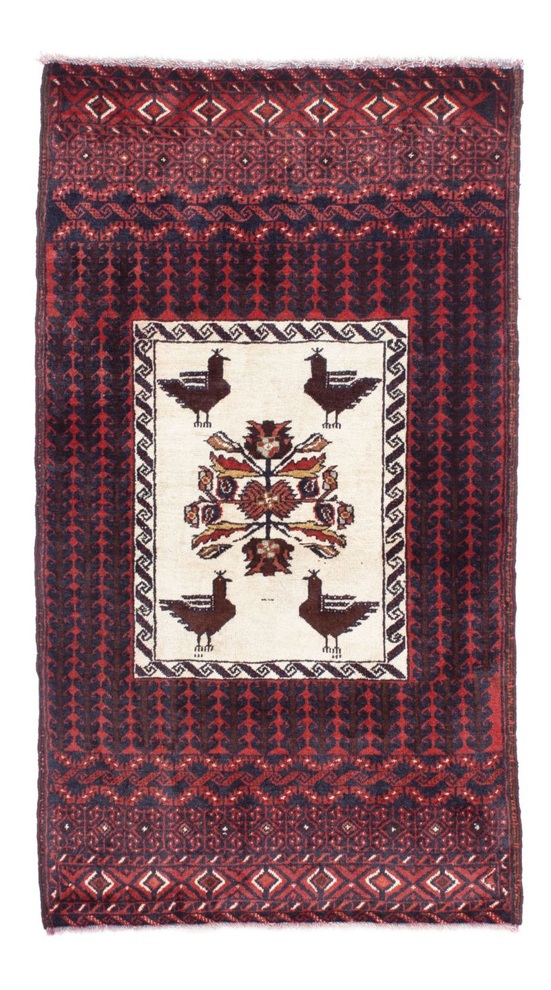 Tapis Belutsch - 147 x 83 cm - rouge