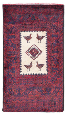 Tapis Belutsch - 160 x 90 cm - rouge