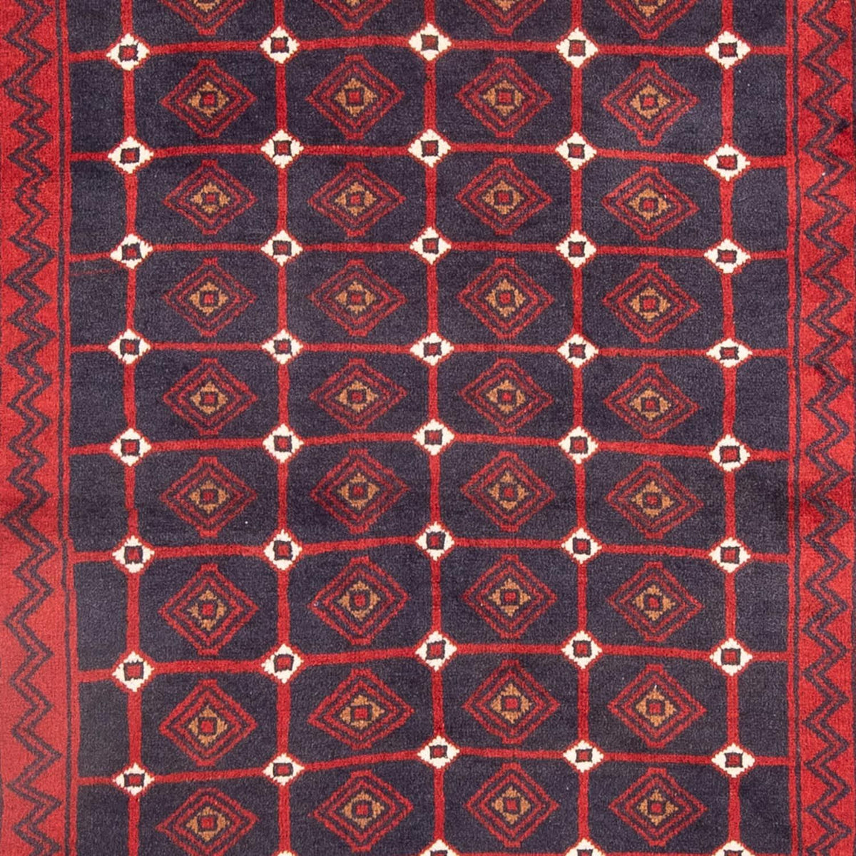 Tapis de couloir Tapis Belutsch - 177 x 106 cm - rouge