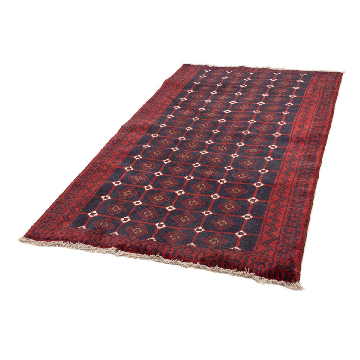 Tapis de couloir Tapis Belutsch - 177 x 106 cm - rouge