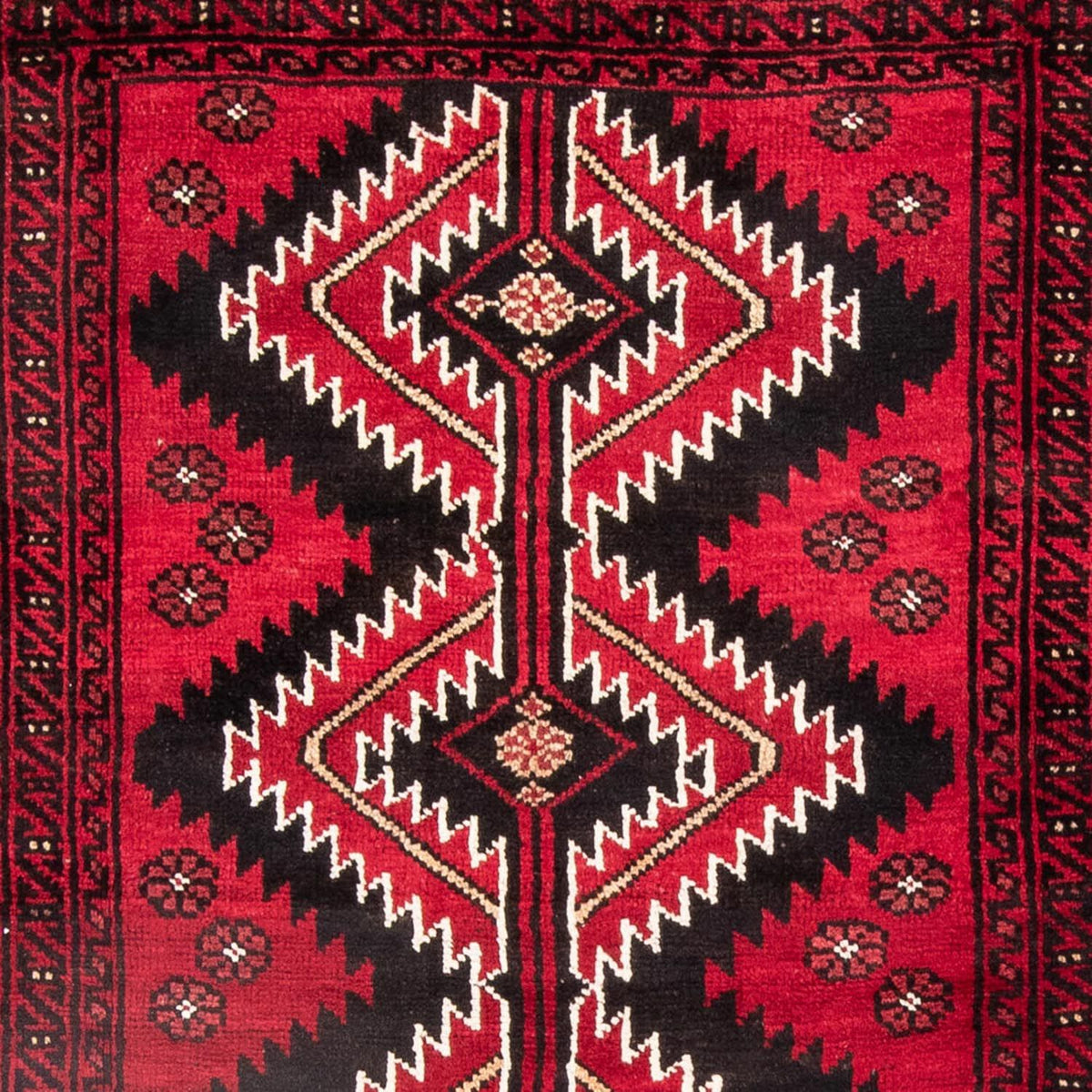 Tapis Belutsch - 190 x 134 cm - rouge