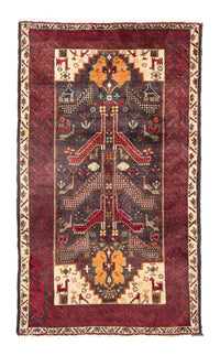 Tapis de couloir Tapis Belutsch - 175 x 97 cm - rouge