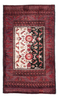 Tapis Belutsch - 155 x 92 cm - rouge foncé