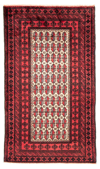 Tapis Belutsch - 207 x 116 cm - rouge
