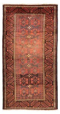 Tapis de couloir Tapis Belutsch - 225 x 123 cm - rouge clair