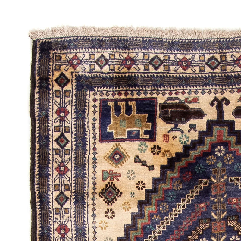 Tapis de couloir Tapis Belutsch - 211 x 112 cm - bleu foncé