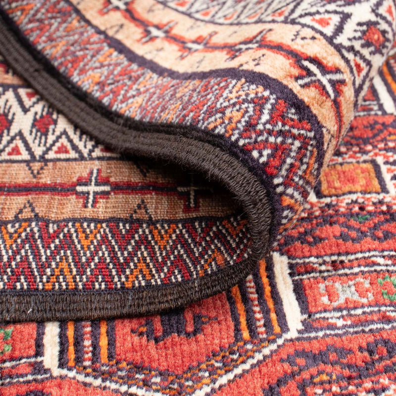 Tapis Belutsch - 134 x 94 cm - rouge foncé