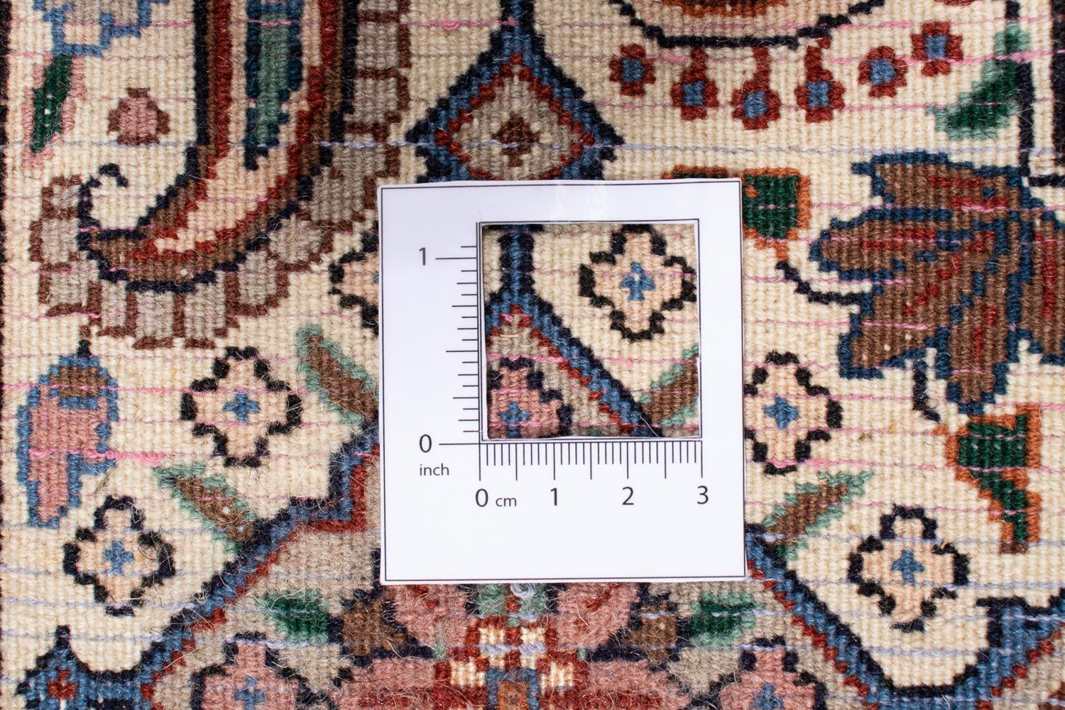 Tapis persan - Classique carré  - 197 x 196 cm - rouge foncé