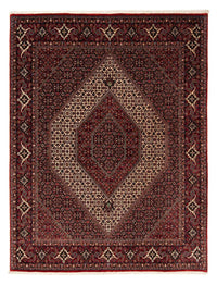 Tapis persan - Bidjar - 248 x 202 cm - rouge foncé