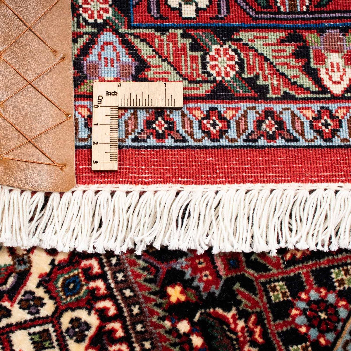 Tapis persan - Bidjar - 248 x 202 cm - rouge foncé