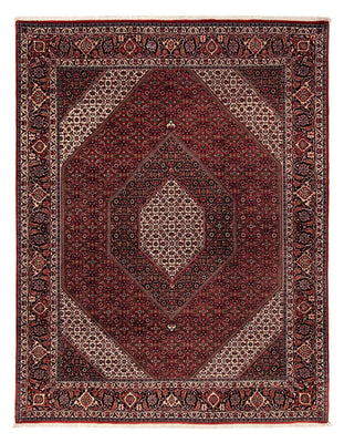 Tapis persan - Bidjar - 258 x 202 cm - rouge foncé