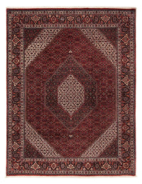 Tapis persan - Bidjar - 258 x 202 cm - rouge foncé