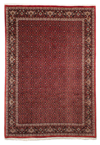Tapis persan - Bidjar - 295 x 203 cm - rouge foncé
