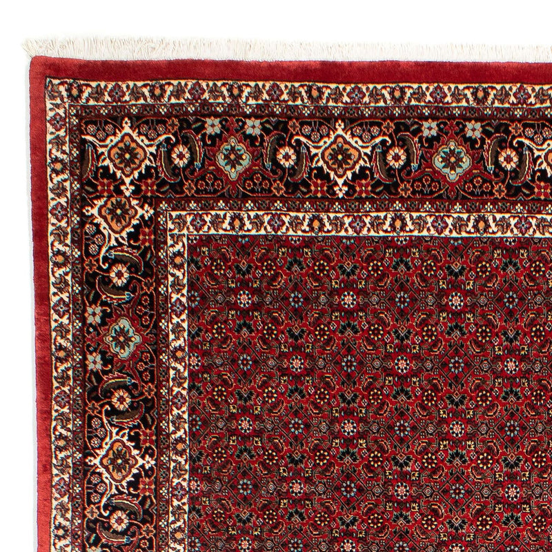 Tapis persan - Bidjar - 295 x 203 cm - rouge foncé