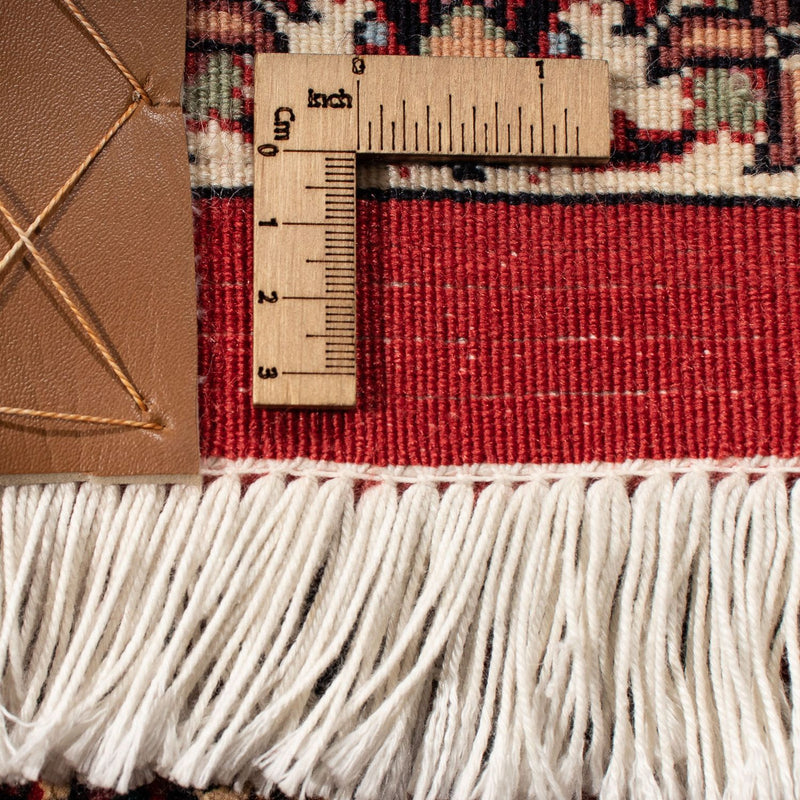 Tapis persan - Bidjar - 295 x 203 cm - rouge foncé