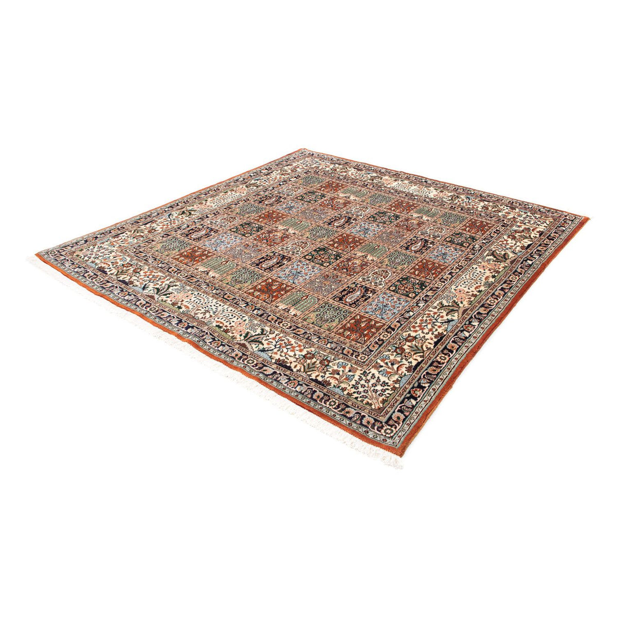 Tapis persan - Classique carré  - 195 x 189 cm - multicolore