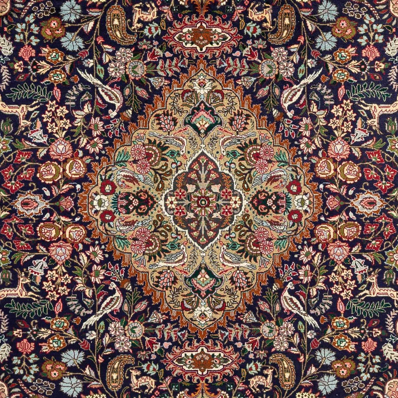 Tapis persan - Tabriz - Royal - 300 x 202 cm - bleu foncé