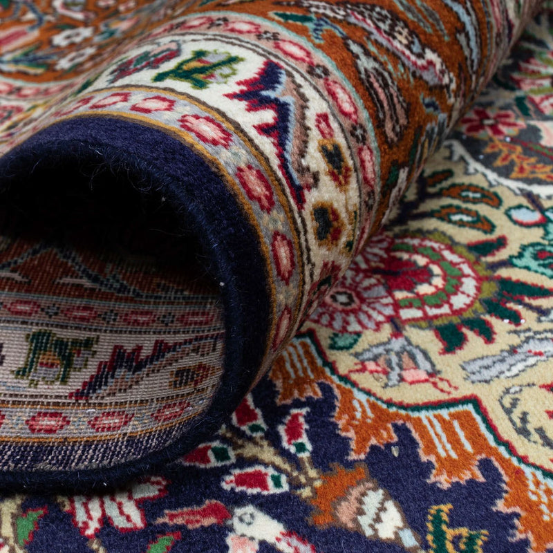 Tapis persan - Tabriz - Royal - 300 x 202 cm - bleu foncé