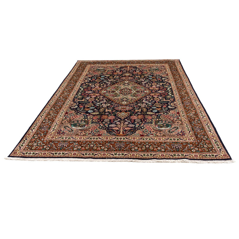 Tapis persan - Tabriz - Royal - 300 x 202 cm - bleu foncé