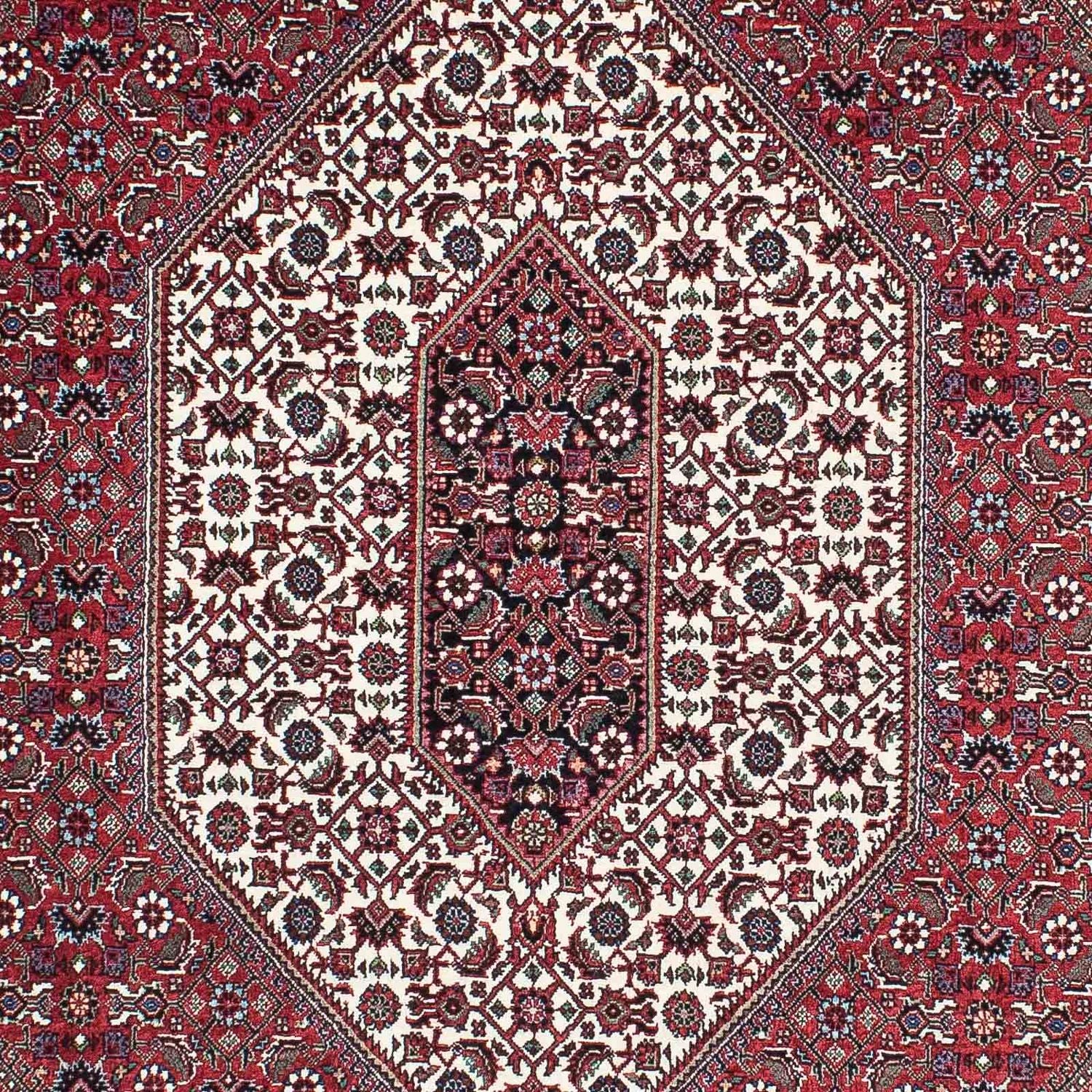 Tapis persan - Bidjar - 200 x 130 cm - rouge clair