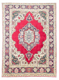 Tapis persan - Tabriz - 315 x 203 cm - rouge