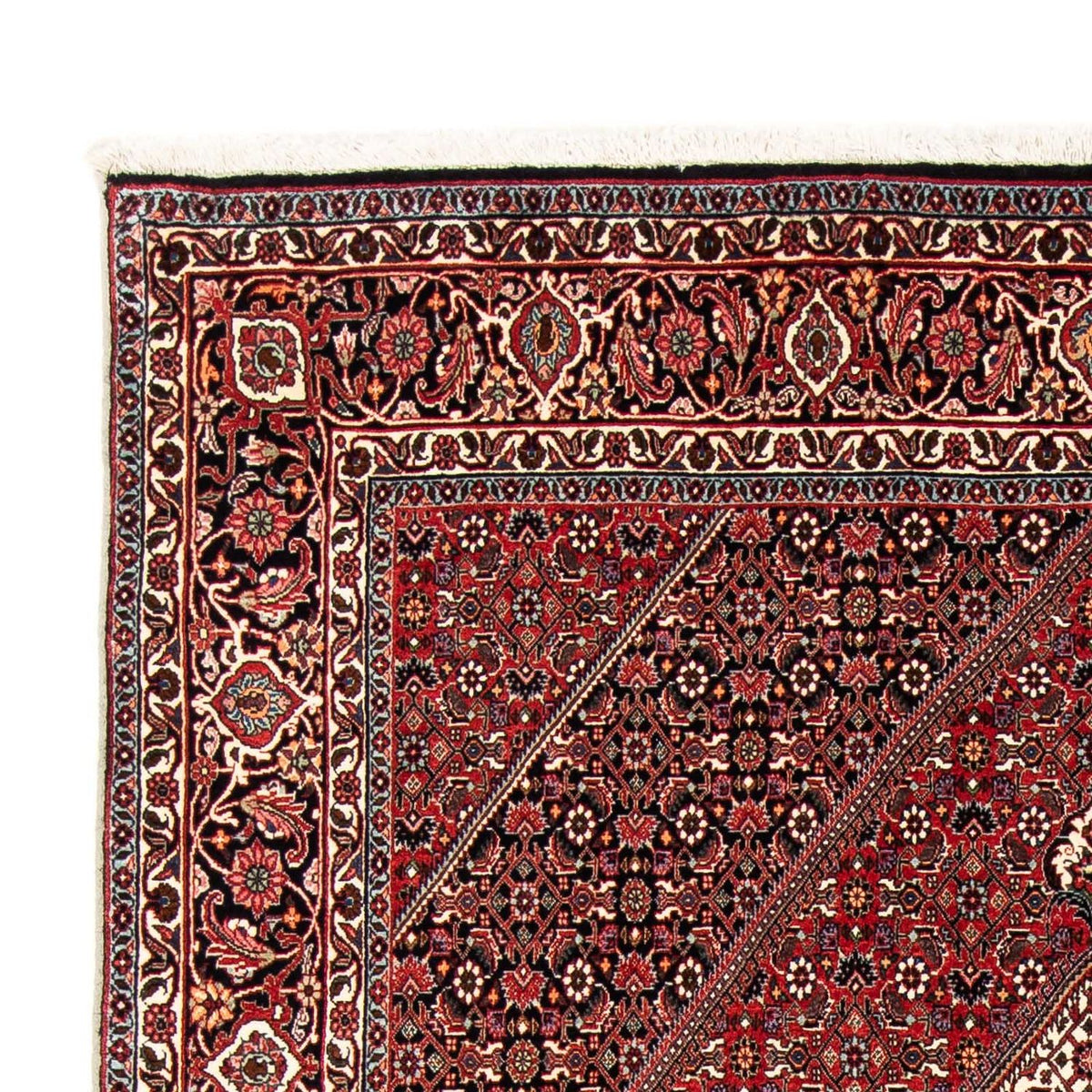 Tapis persan - Bidjar - 243 x 170 cm - rouge clair