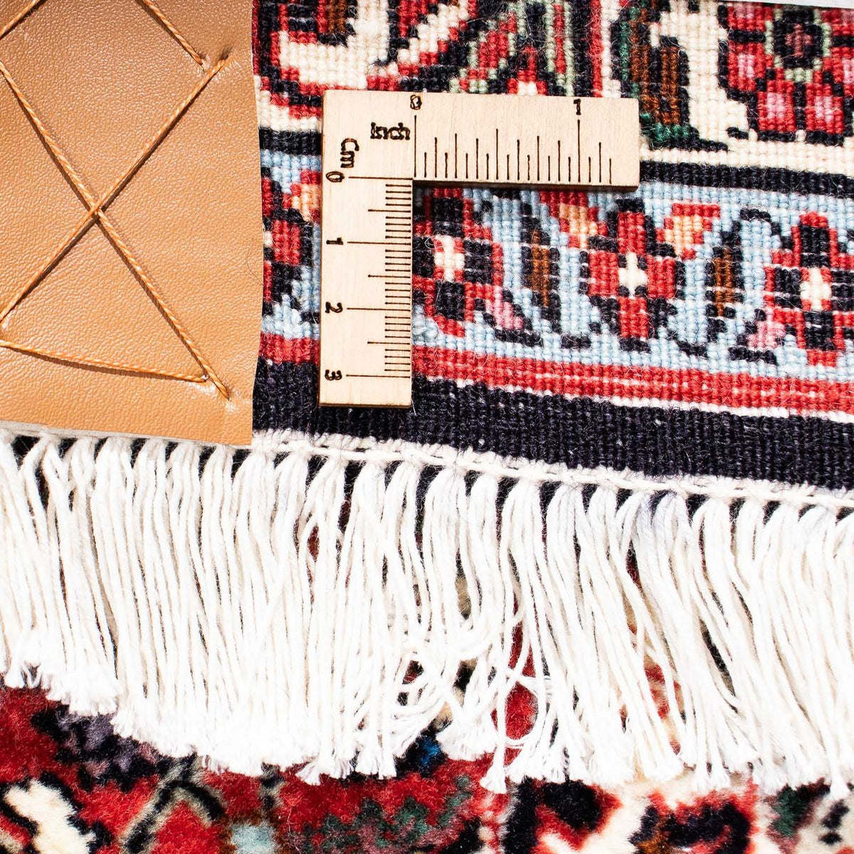 Tapis persan - Bidjar - 243 x 170 cm - rouge clair