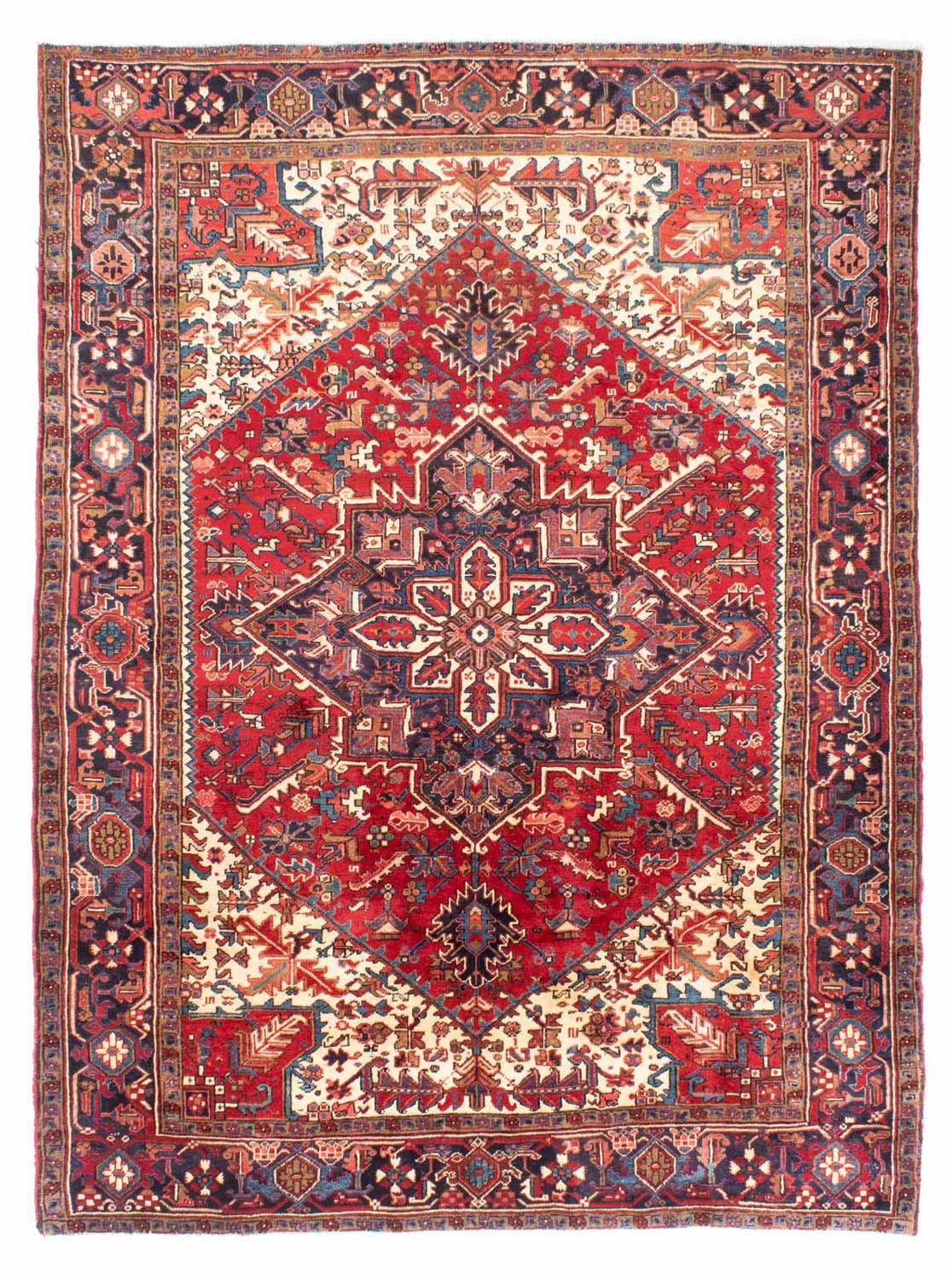 Tapis persan - Nomadic - 275 x 217 cm - rouge