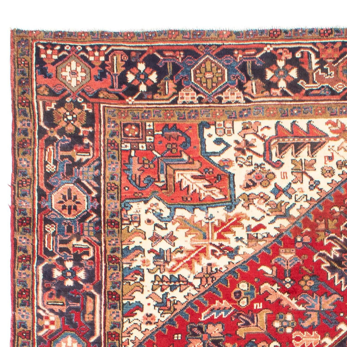 Tapis persan - Nomadic - 275 x 217 cm - rouge