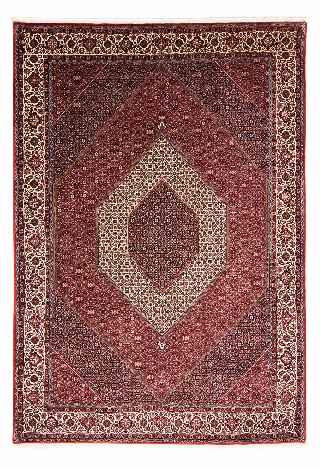 Tapis persan - Bidjar - 354 x 248 cm - rouge clair