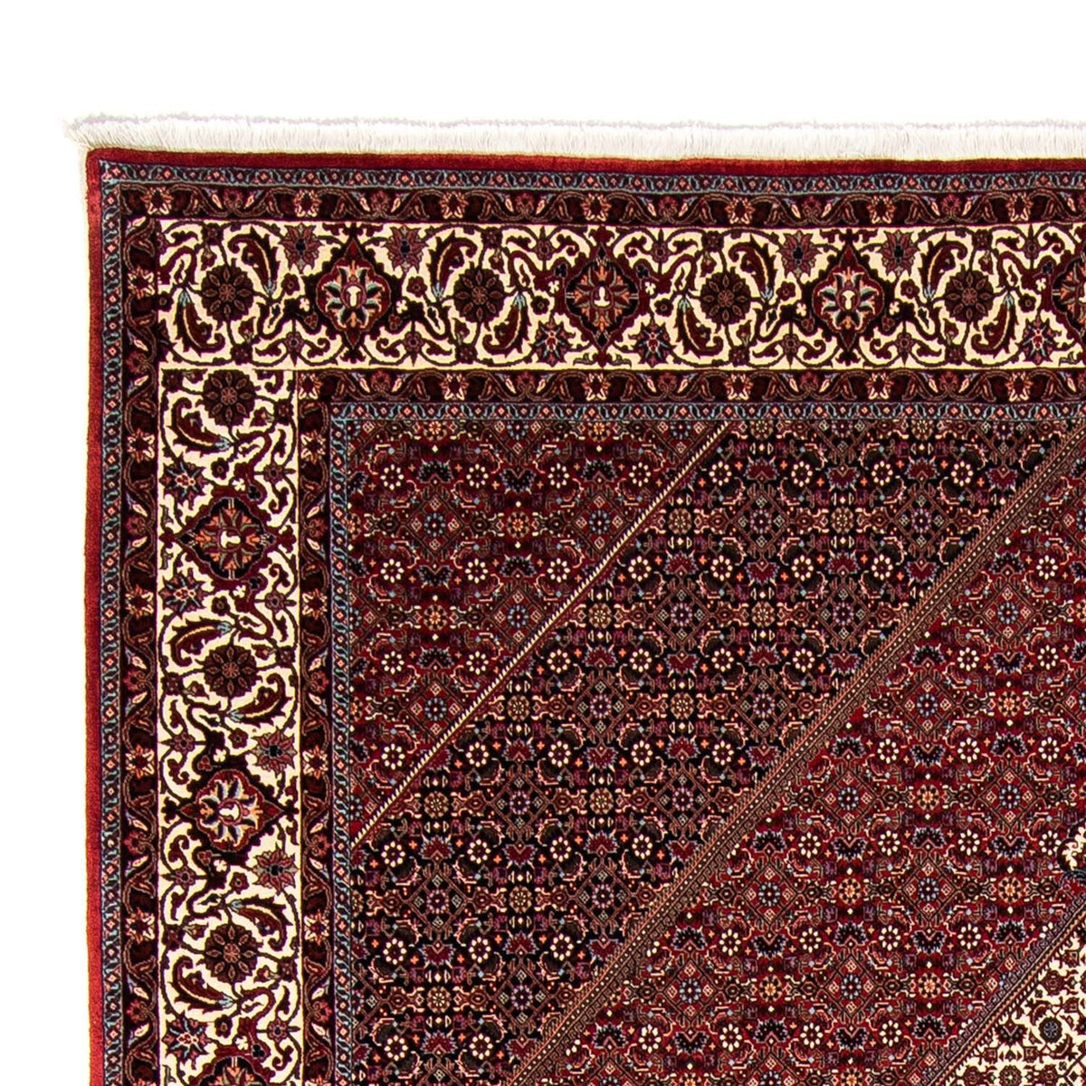 Tapis persan - Bidjar - 354 x 248 cm - rouge clair
