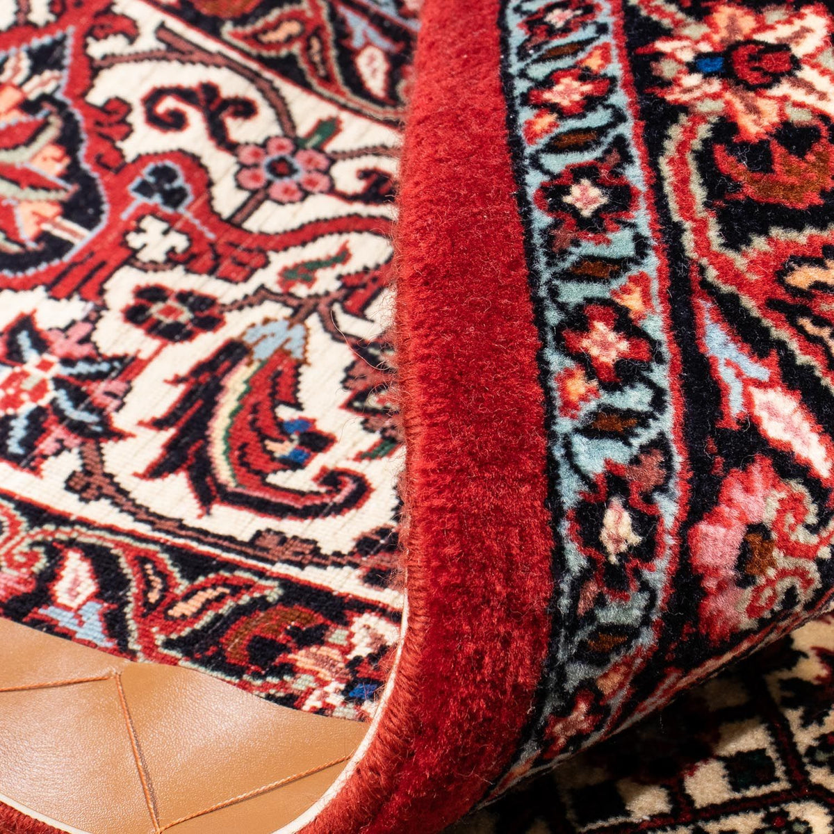 Tapis persan - Bidjar - 354 x 248 cm - rouge clair