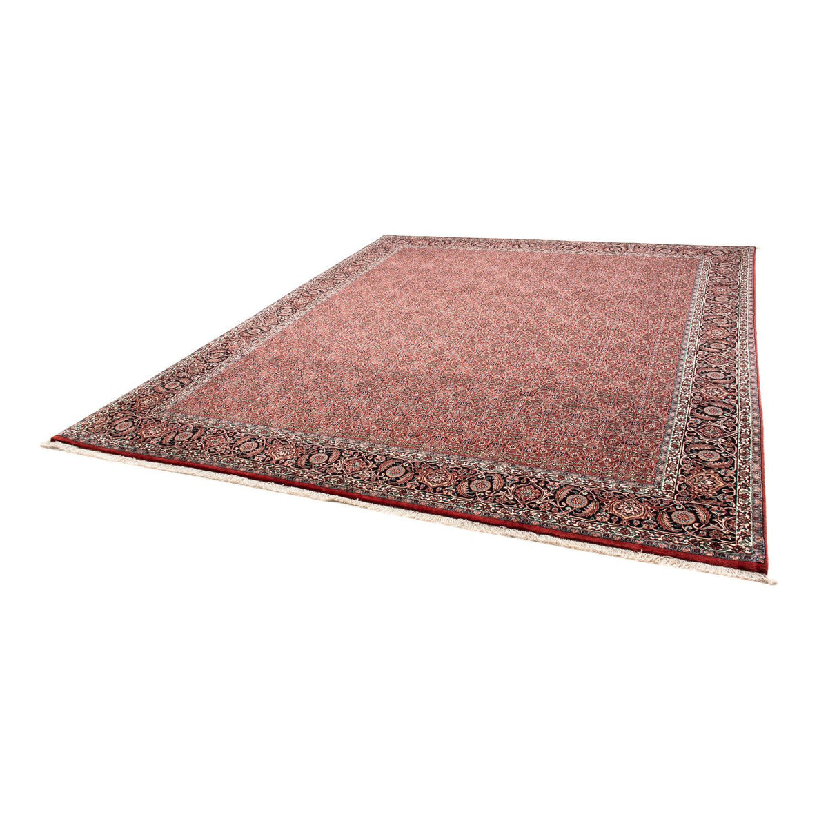 Tapis persan - Bidjar - 300 x 252 cm - rouge foncé