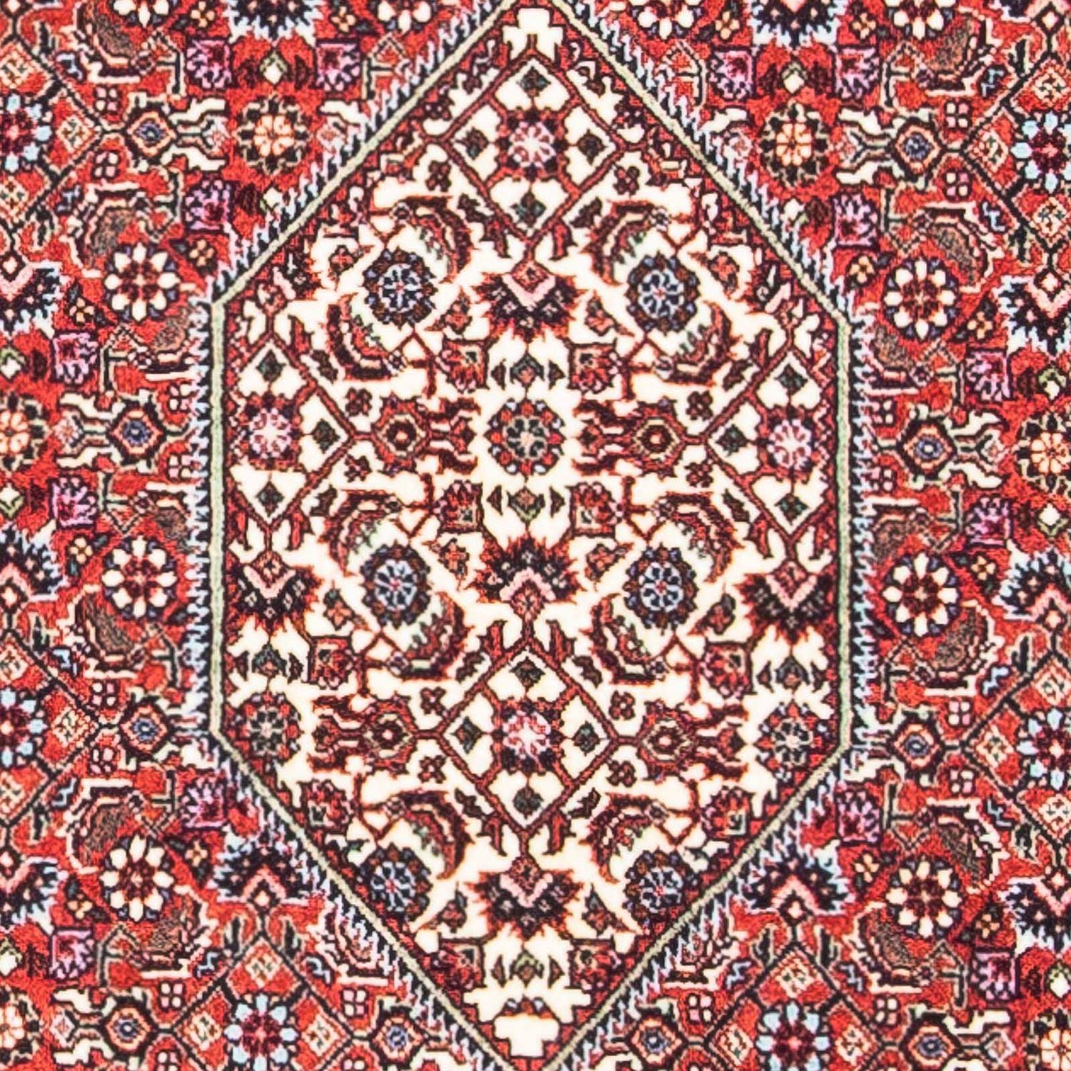 Tapis persan - Bidjar - 144 x 81 cm - rouge clair