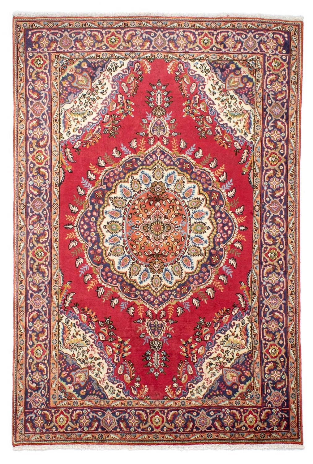 Tapis persan - Tabriz - 290 x 193 cm - rouge