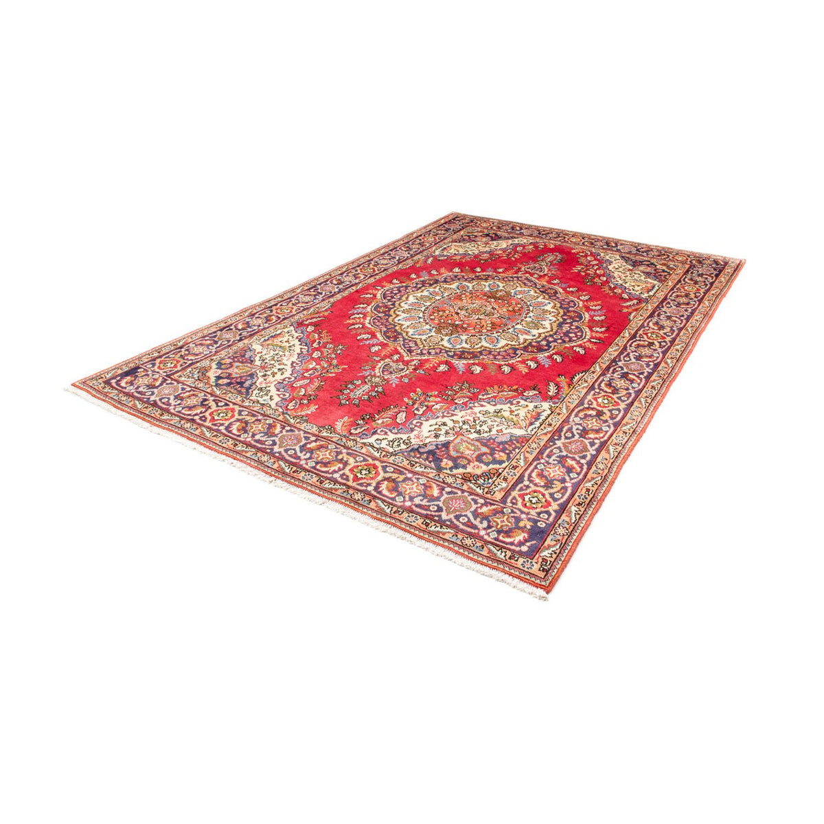 Tapis persan - Tabriz - 290 x 193 cm - rouge