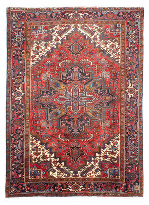 Tapis persan - Nomadic - 275 x 198 cm - rouge clair