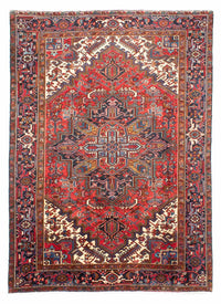 Tapis persan - Nomadic - 275 x 198 cm - rouge clair
