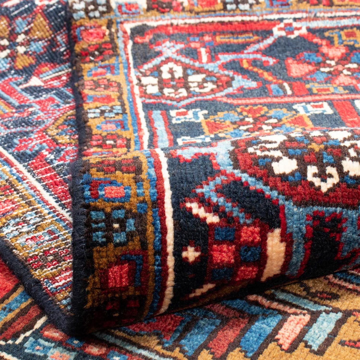 Tapis persan - Nomadic - 275 x 198 cm - rouge clair