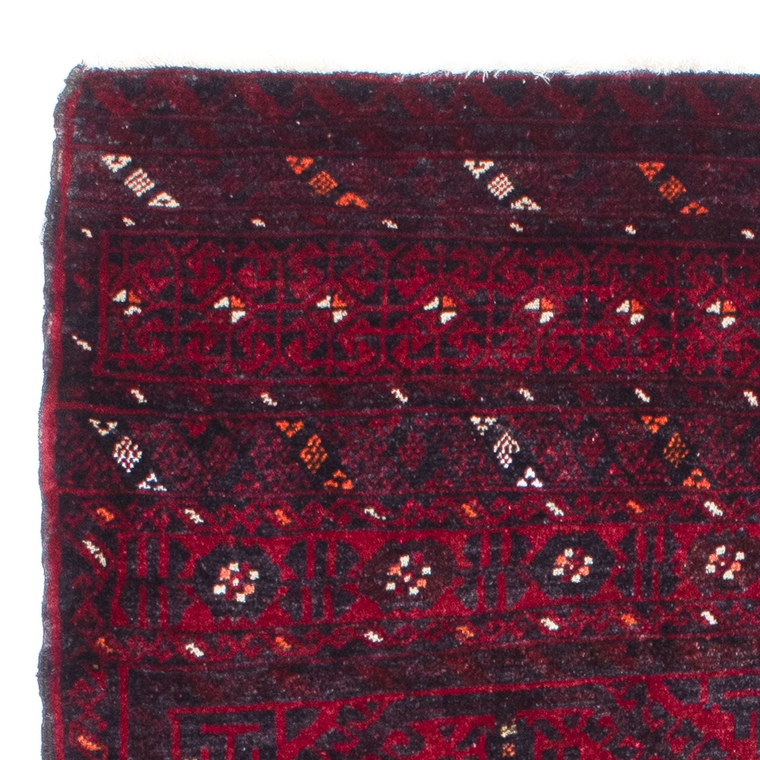 Tapis Belutsch - 148 x 92 cm - rouge foncé