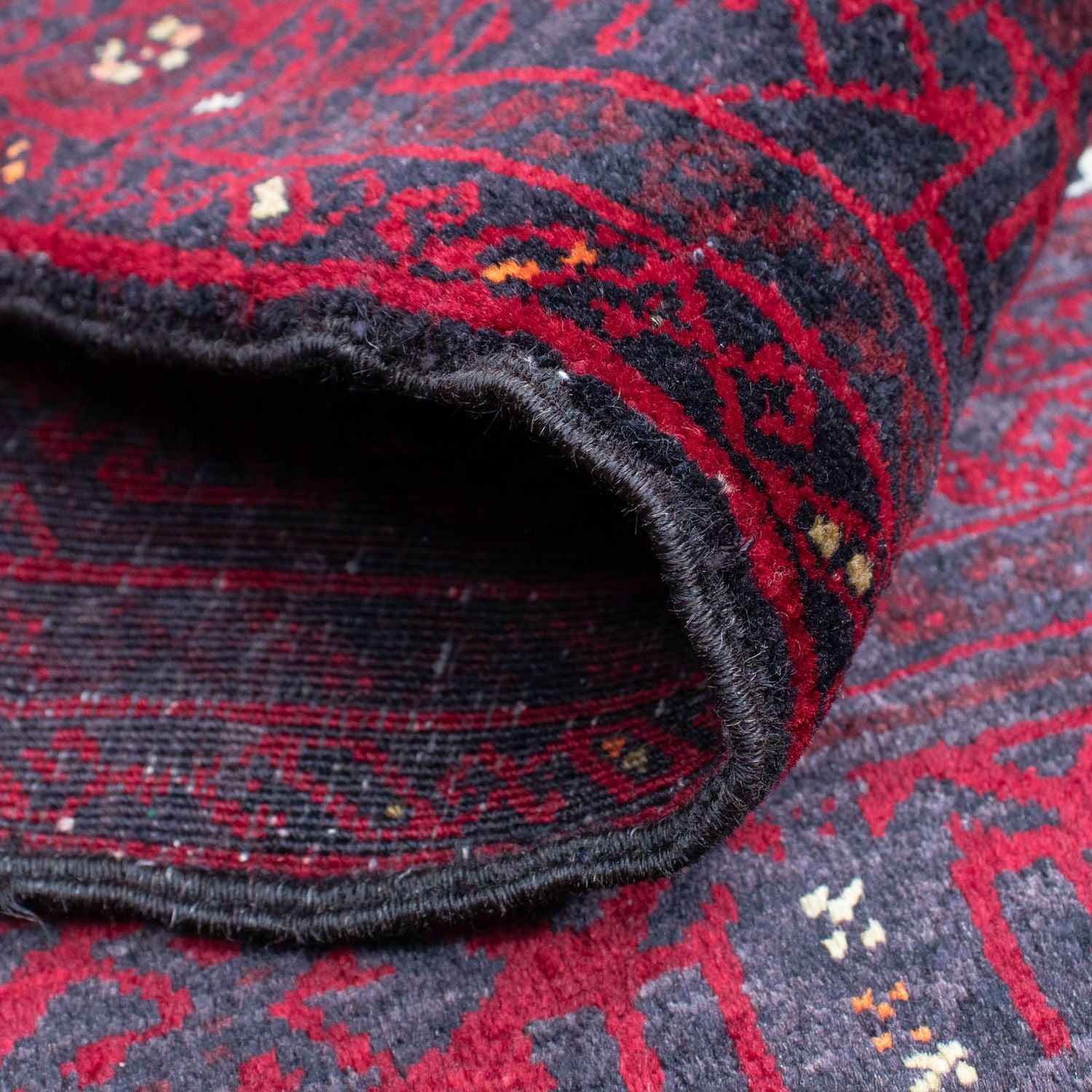 Tapis Belutsch - 148 x 92 cm - rouge foncé
