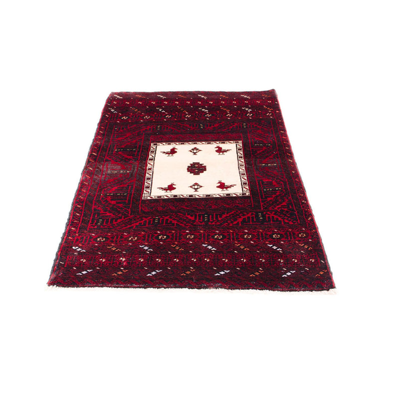 Tapis Belutsch - 148 x 92 cm - rouge foncé