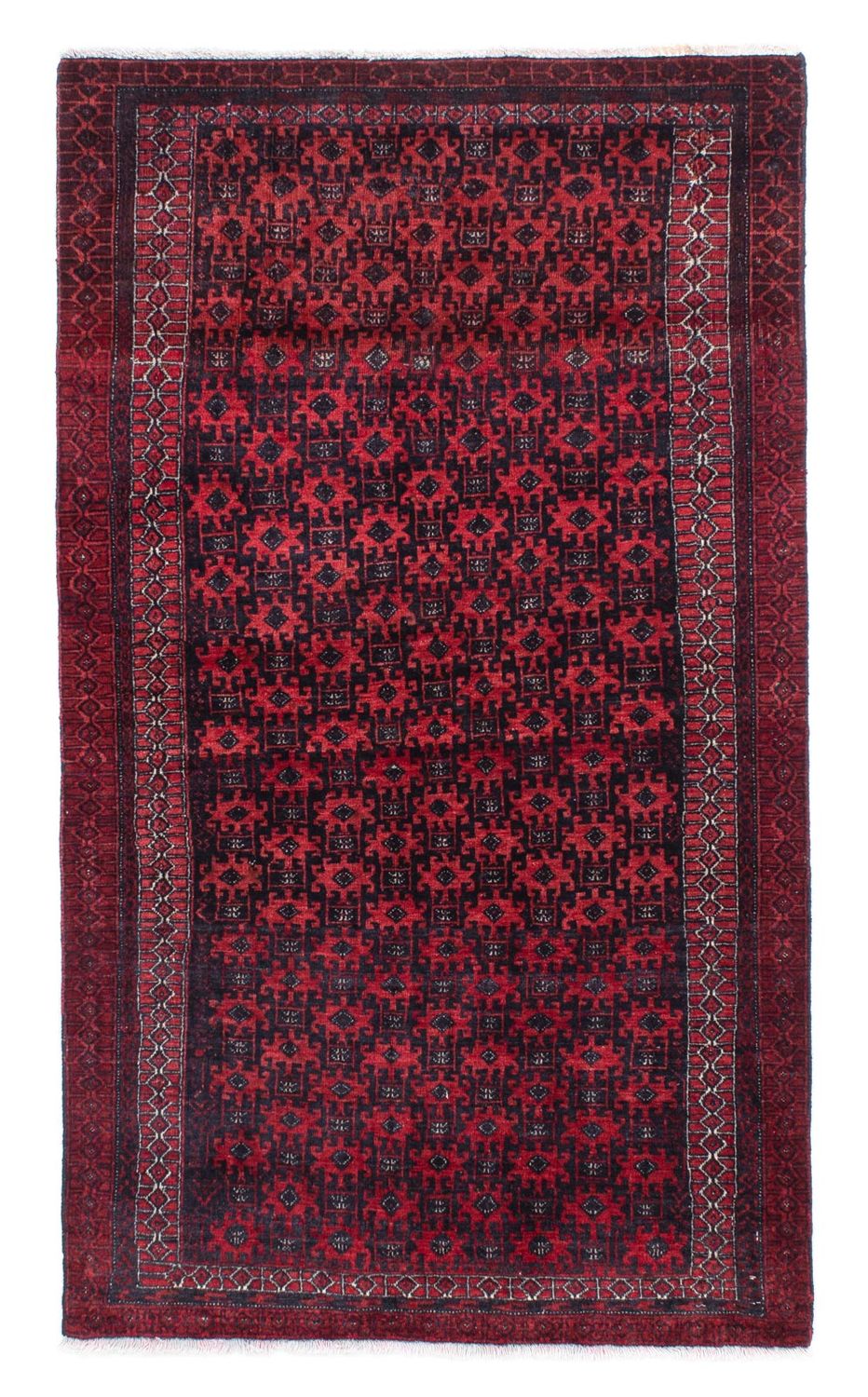 Tapis Belutsch - 150 x 89 cm - rouge foncé