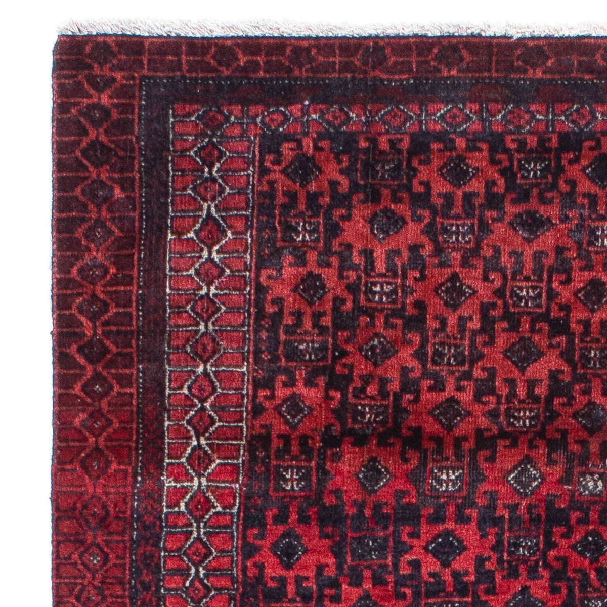 Tapis Belutsch - 150 x 89 cm - rouge foncé