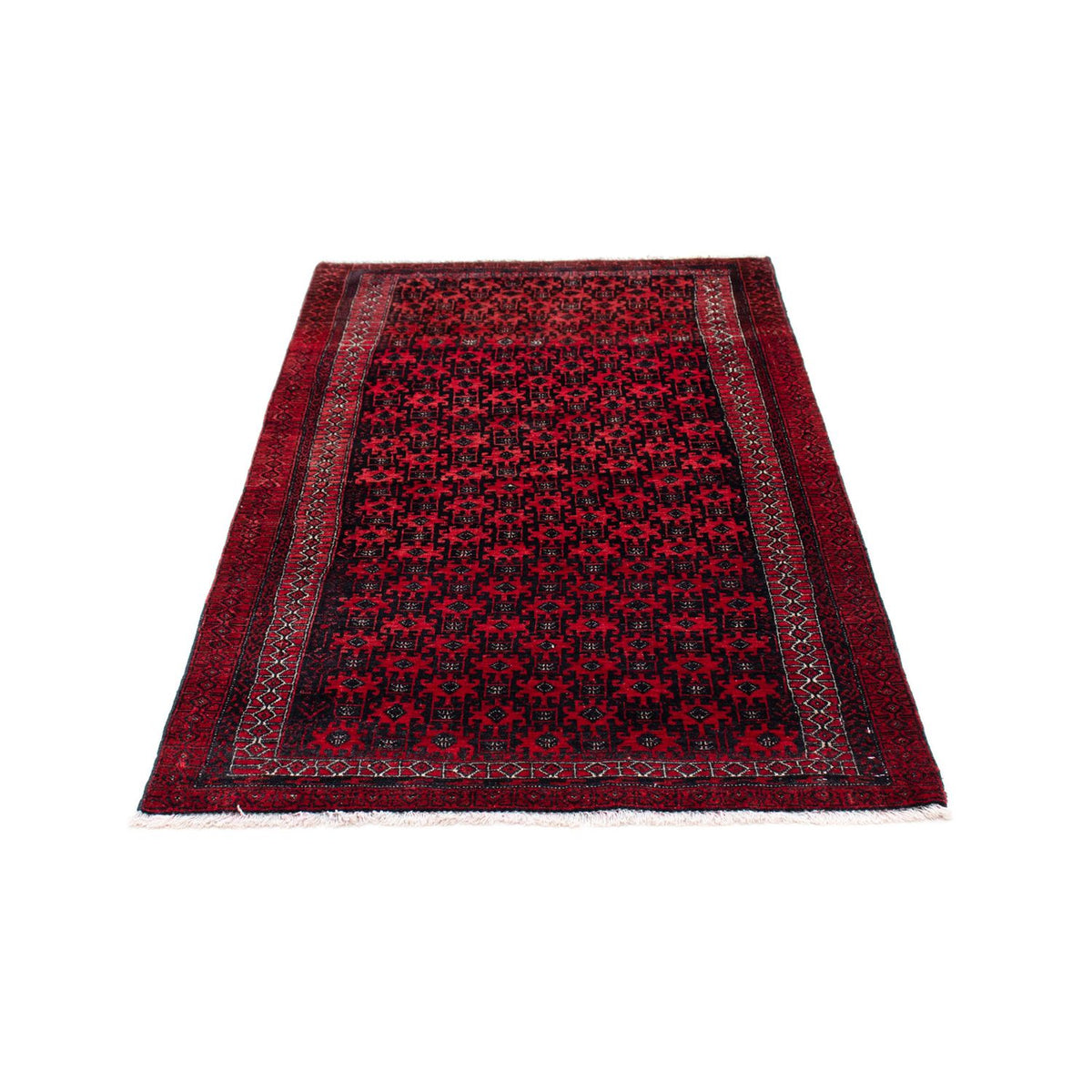Tapis Belutsch - 150 x 89 cm - rouge foncé